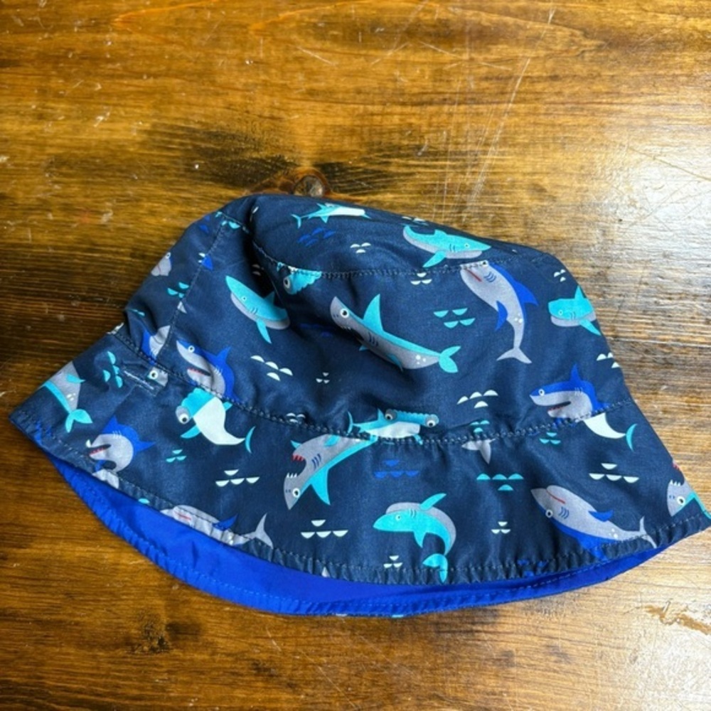 Wonder Nation Blue Shark Bucket Hat